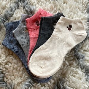 BearPaw No Show Socks 5 Pack